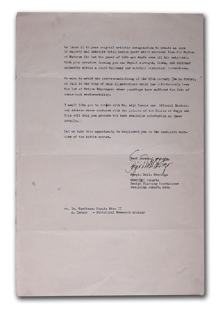 Surat Sergio Dello Strologo