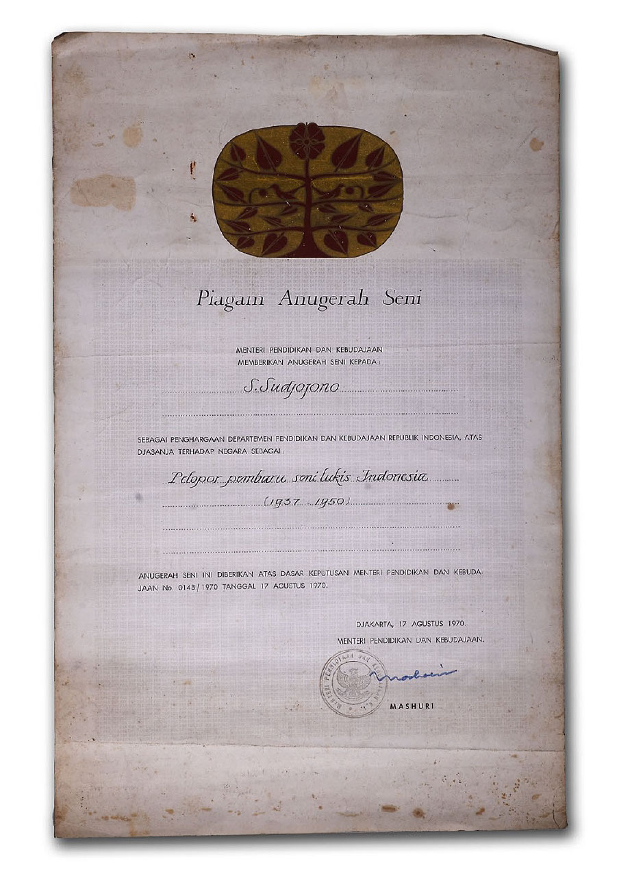 Piagam Anugerah Seni
