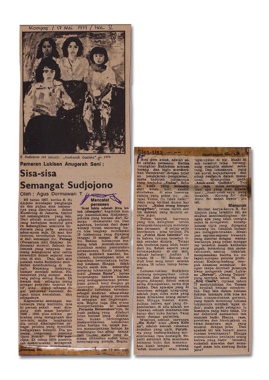 Pameran Lukisan Anugerah Seni: Sisa-Sisa Semangat Sudjojono