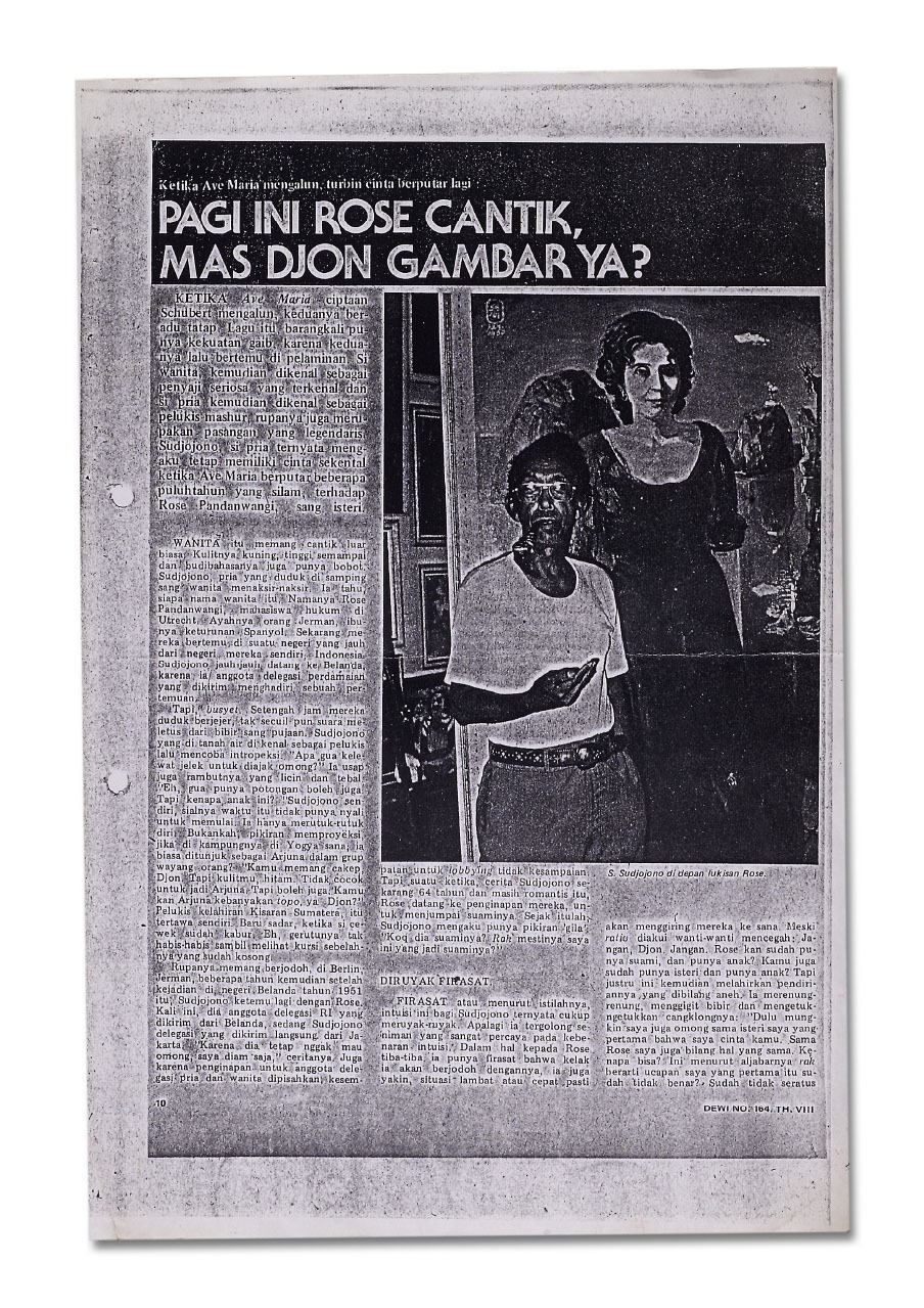 Pagi Ini Rose Cantik, Mas Djon Gambar Ya?