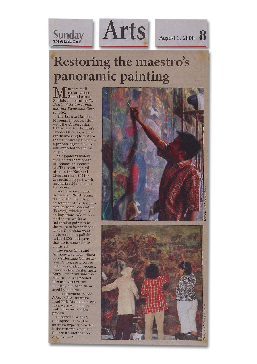 Restoring the maestro's panoramic painting