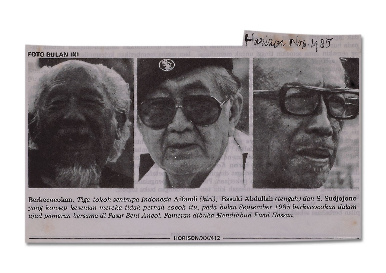 Tiga Tokoh Seni Rupa Indonesia