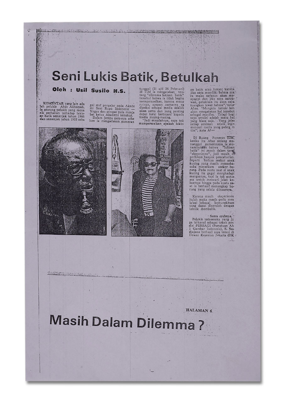 Seni Lukis Batik, Betulkah?