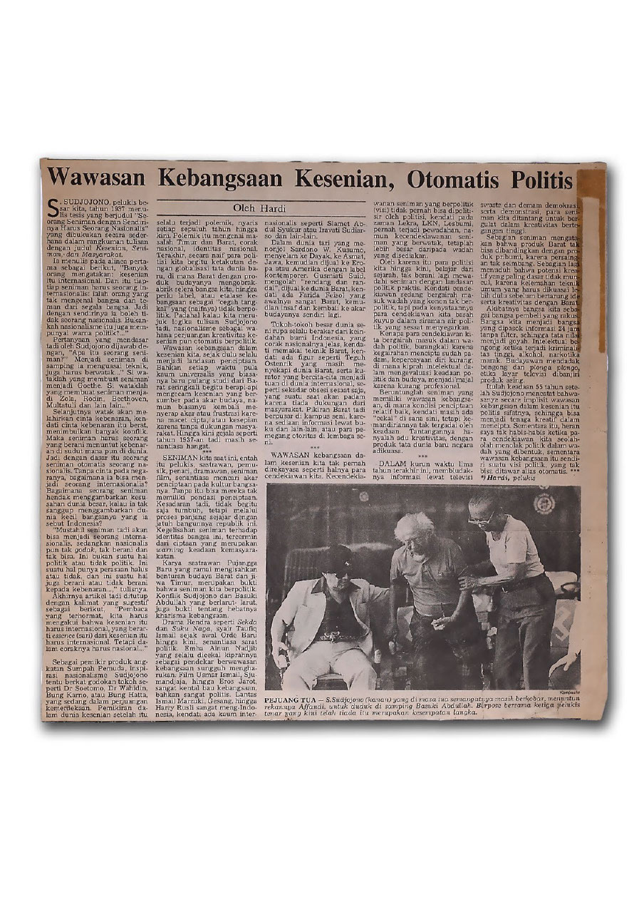 Wawasan Kebangsaan Kesenian, Otomatis Politis