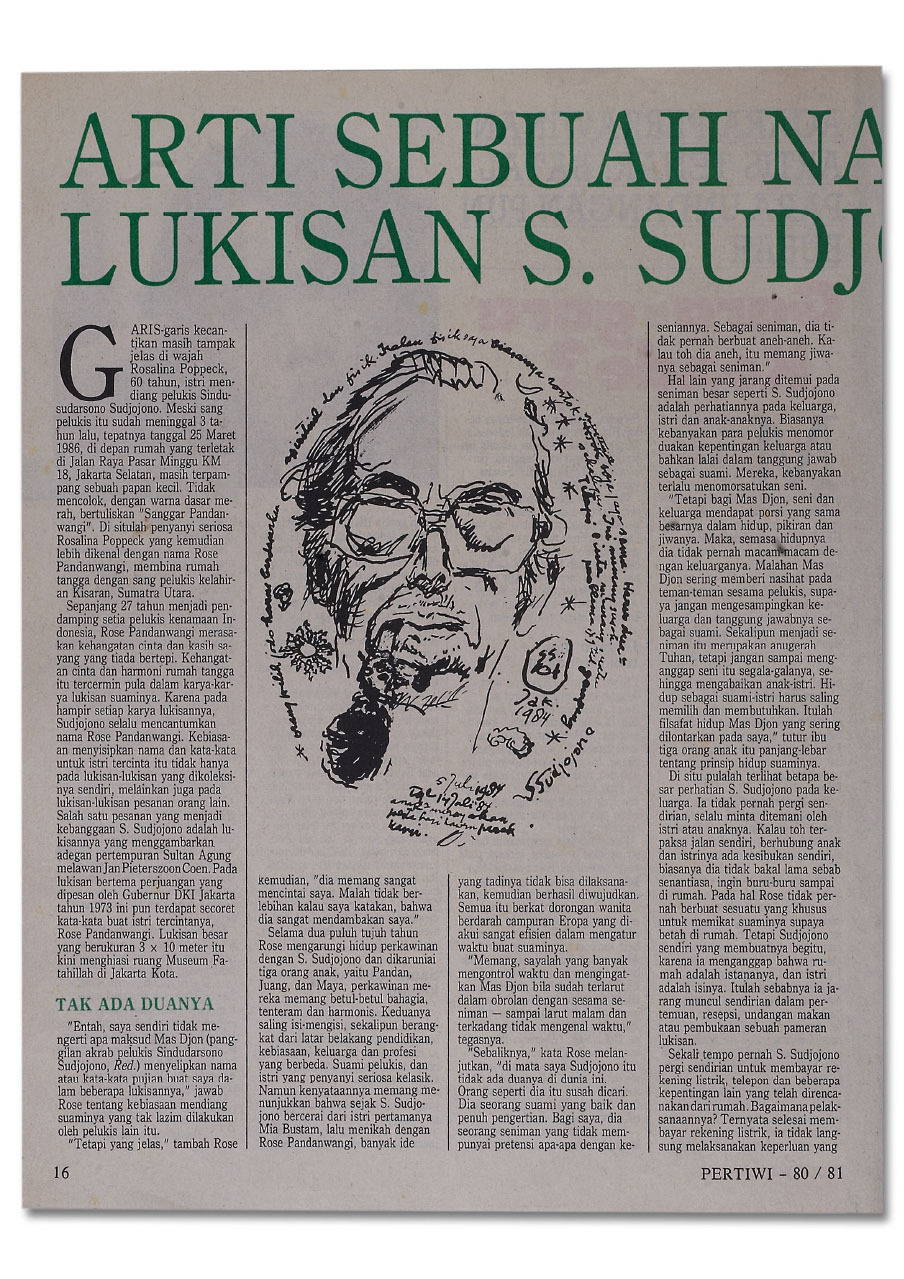 Arti Sebuah Nama di Atas Lukisan S. Sudjojono