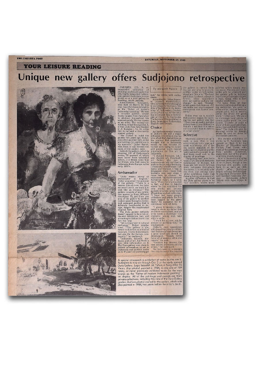 Unique New Gallery Offers Sudjojono Retrospective
