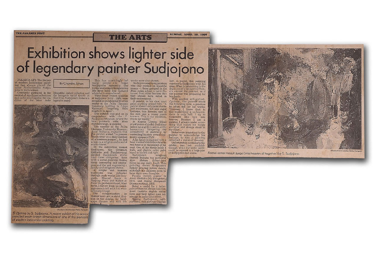 Exhibition Shows Lighter Side of Legendary Painter Sudjojono