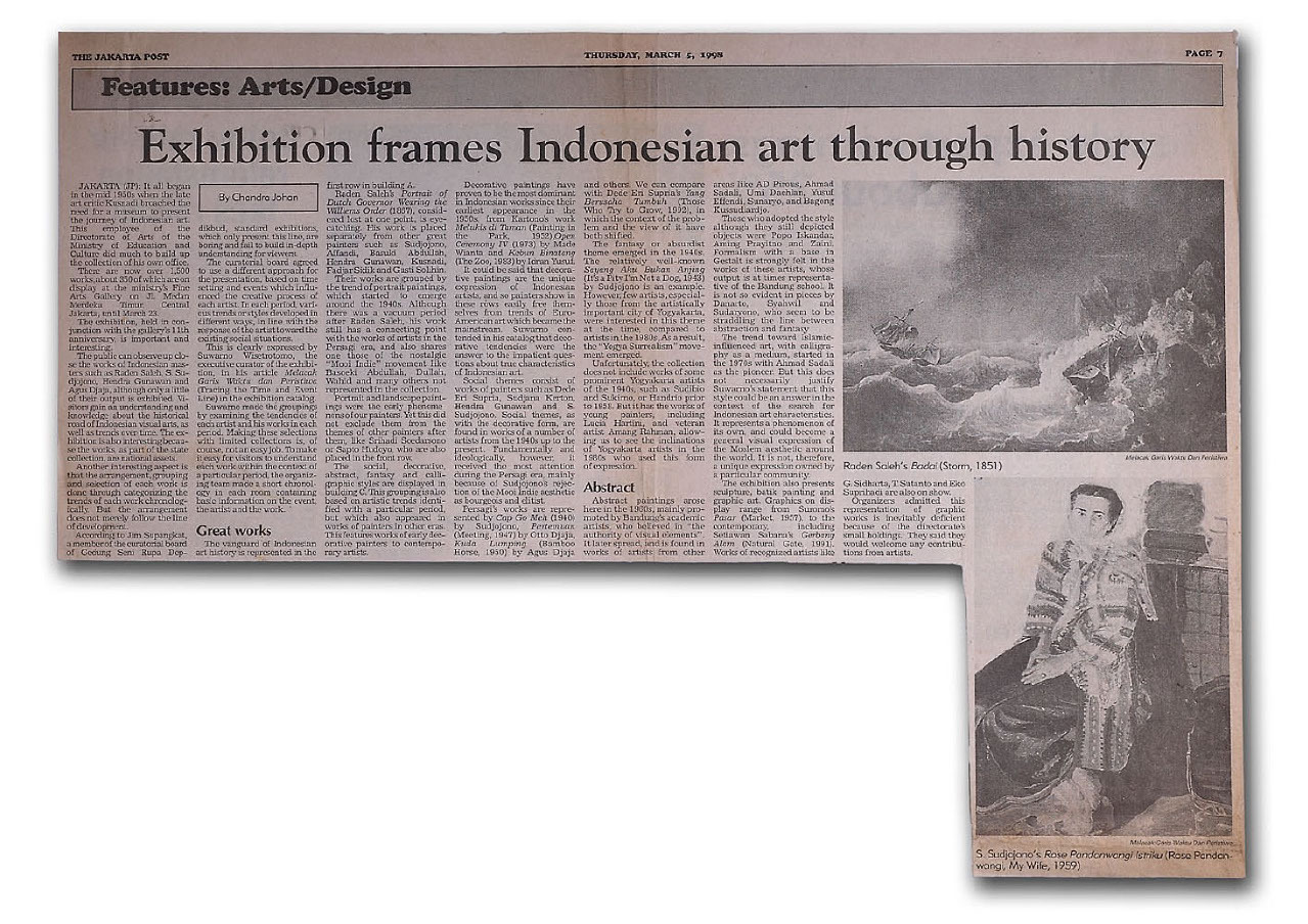 Exhibition Frames Indonesian Art Through History