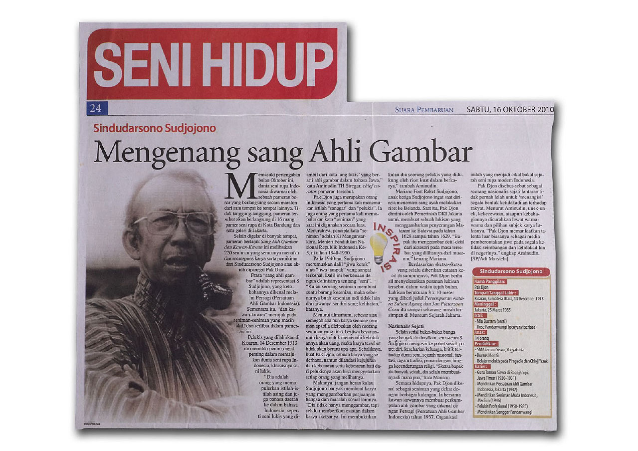 Sindudarsono Sudjojono: Mengenang Sang Ahli Gambar