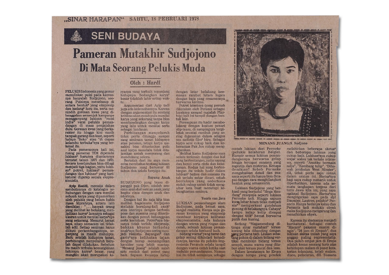 Pameran Mutakhir Sudjojono Di Mata Seorang Pelukis Muda