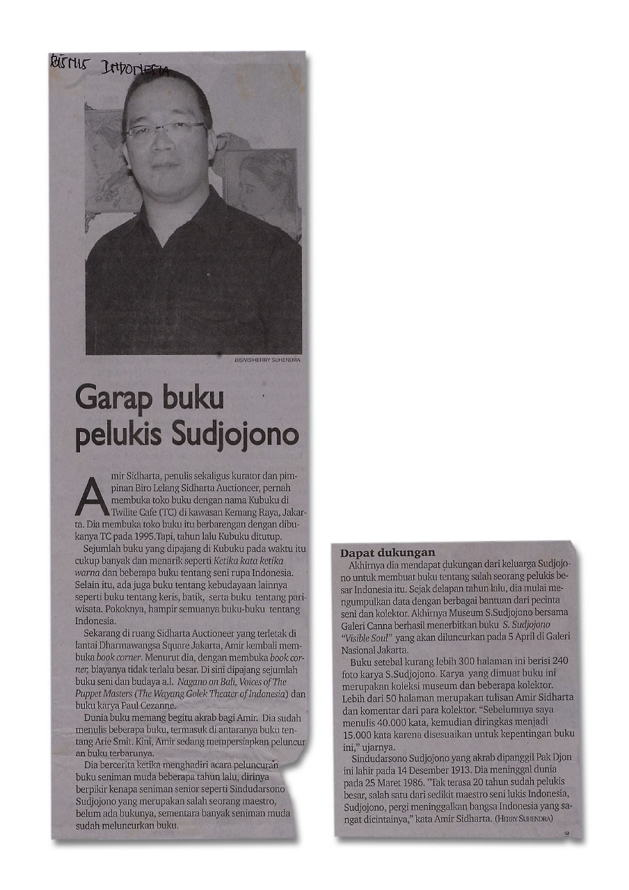 Garap Buku Pelukis Sudjojono