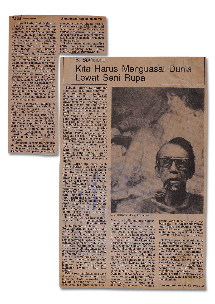 S. Sudjojono: Kita Harus Menguasai Dunia Lewat Seni Rupa