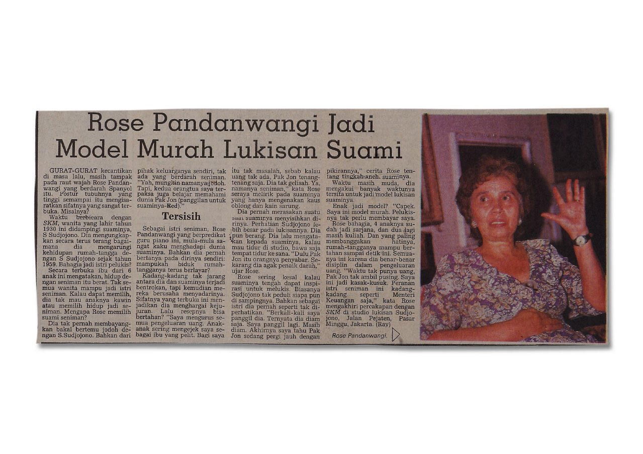 Rose Pandanwangi Jadi Model Murah Lukisan Suami