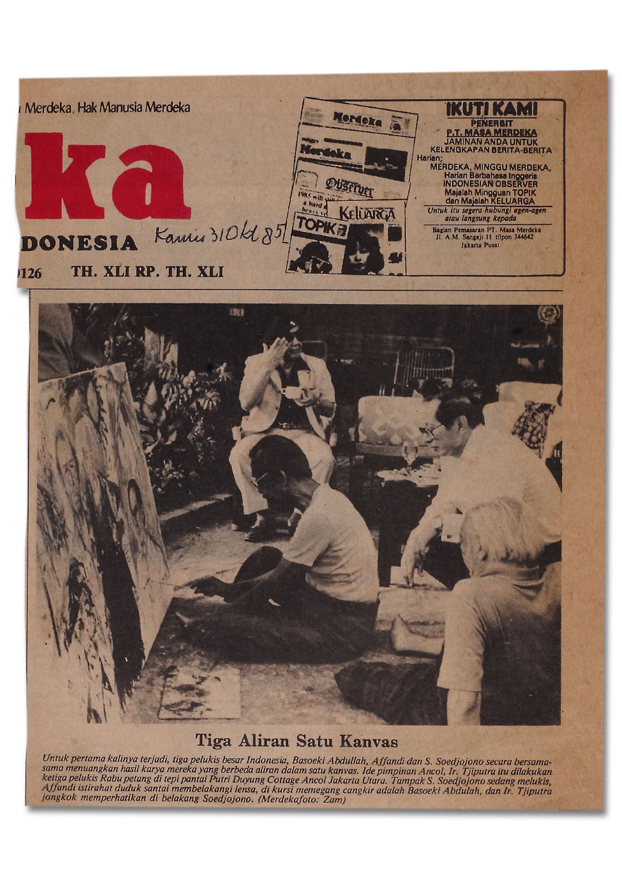 Tiga Aliran Satu Kanvas