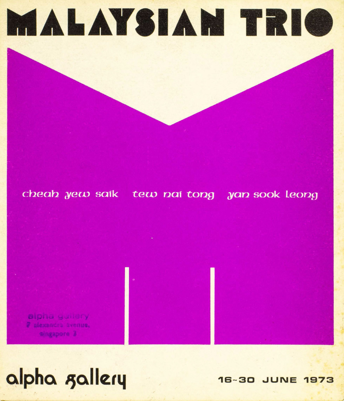 Malaysian Trio : Cheah Yew Saik; Tew Nai Tong; Yan Sook Leong