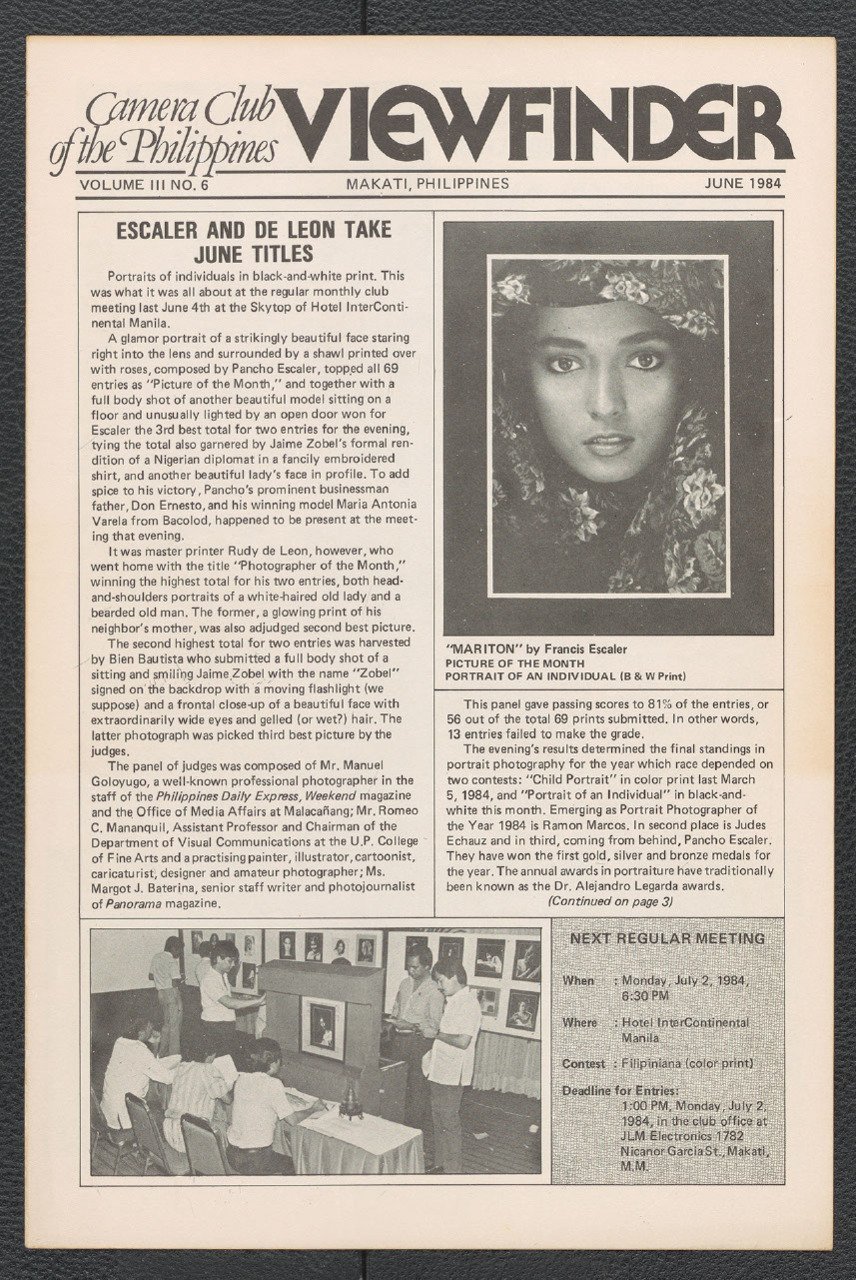 Viewfinder vol 3 no. 6 (June 1984)
