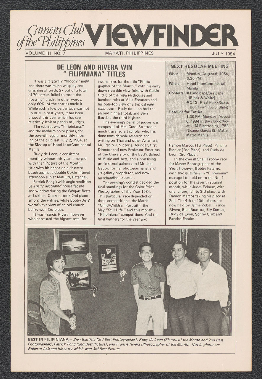 Viewfinder vol. 3 no. 7 (July 1984)