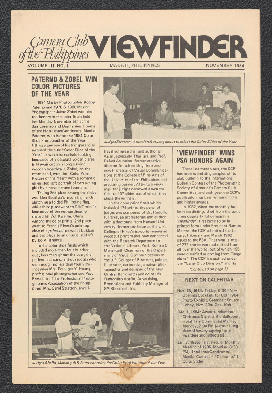 Viewfinder vol 3. no. 11 (November 1984)