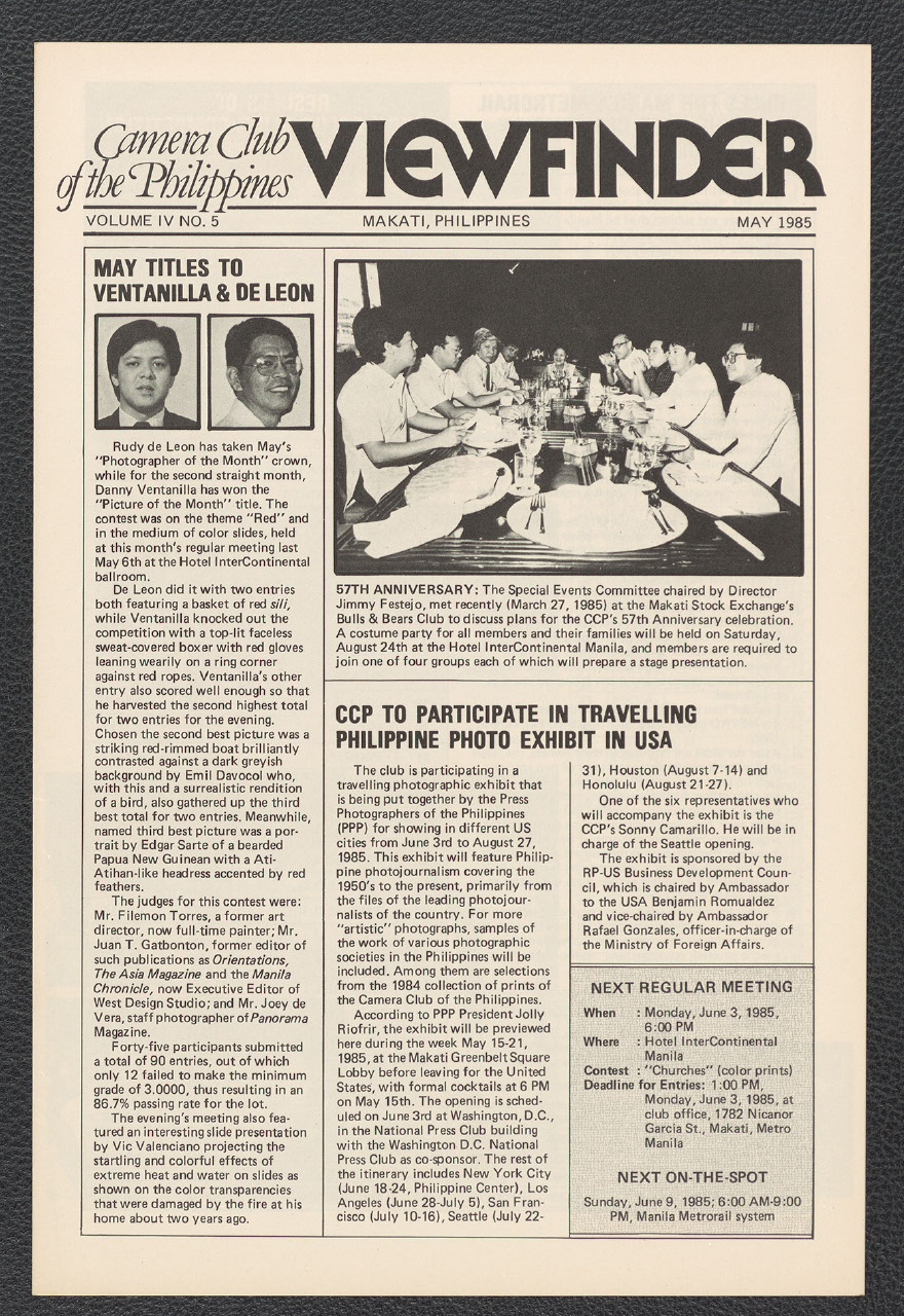 Viewfinder vol. 4. no. 5 (May 1985)
