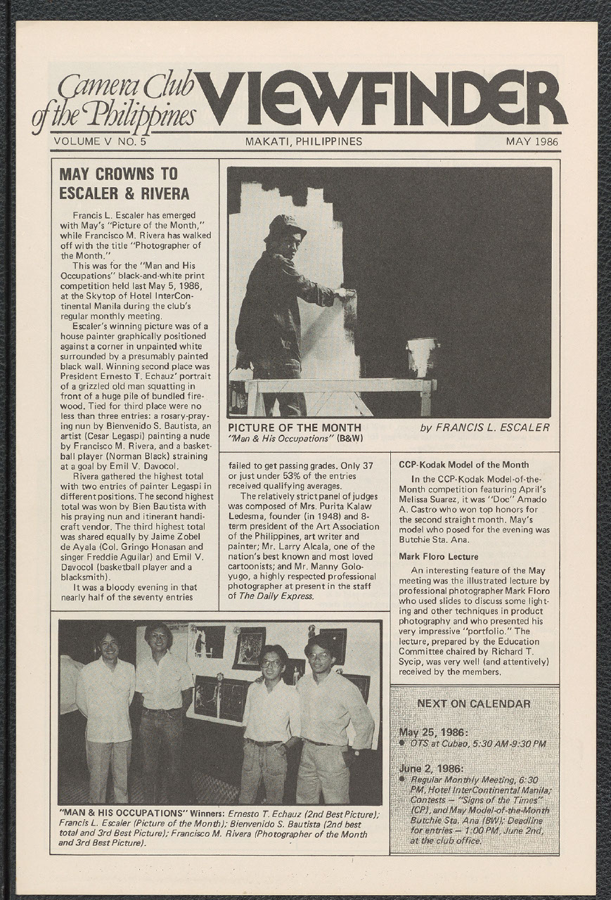 Viewfinder vol. 5. no. 5 (May 1986)