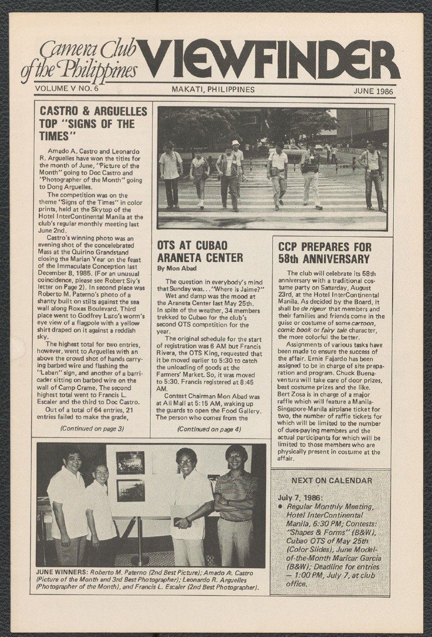 Viewfinder vol. 5. no. 6 (June 1986)