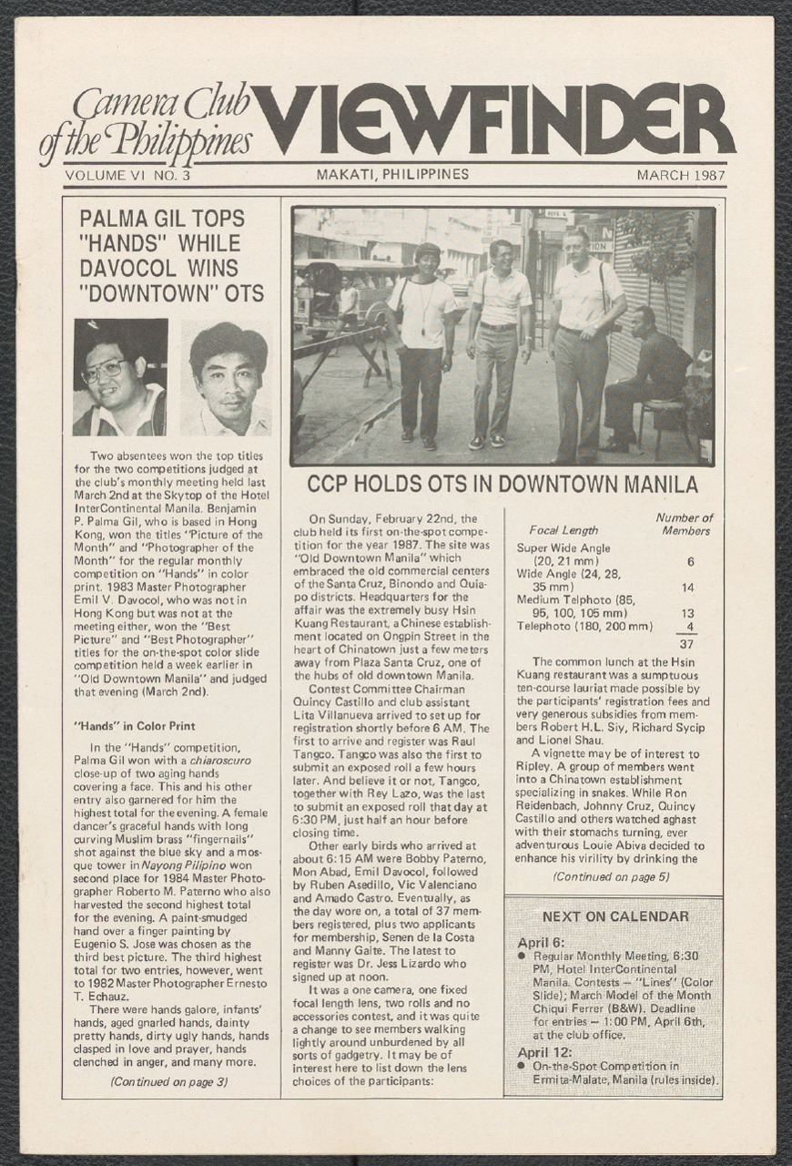 Viewfinder vol. 6 no. 3 (March 1987)