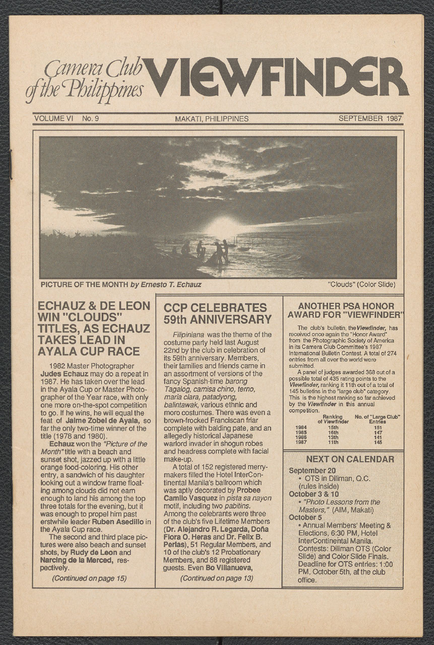 Viewfinder vol. 6 no. 9 (September 1987)