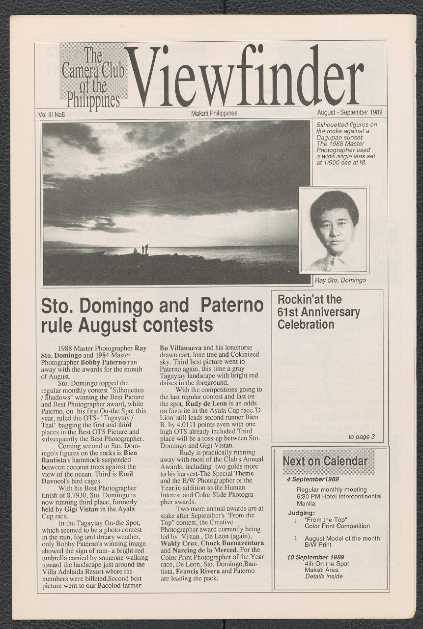 Viewfinder vol. 3 no. 8 (August-September 1989)