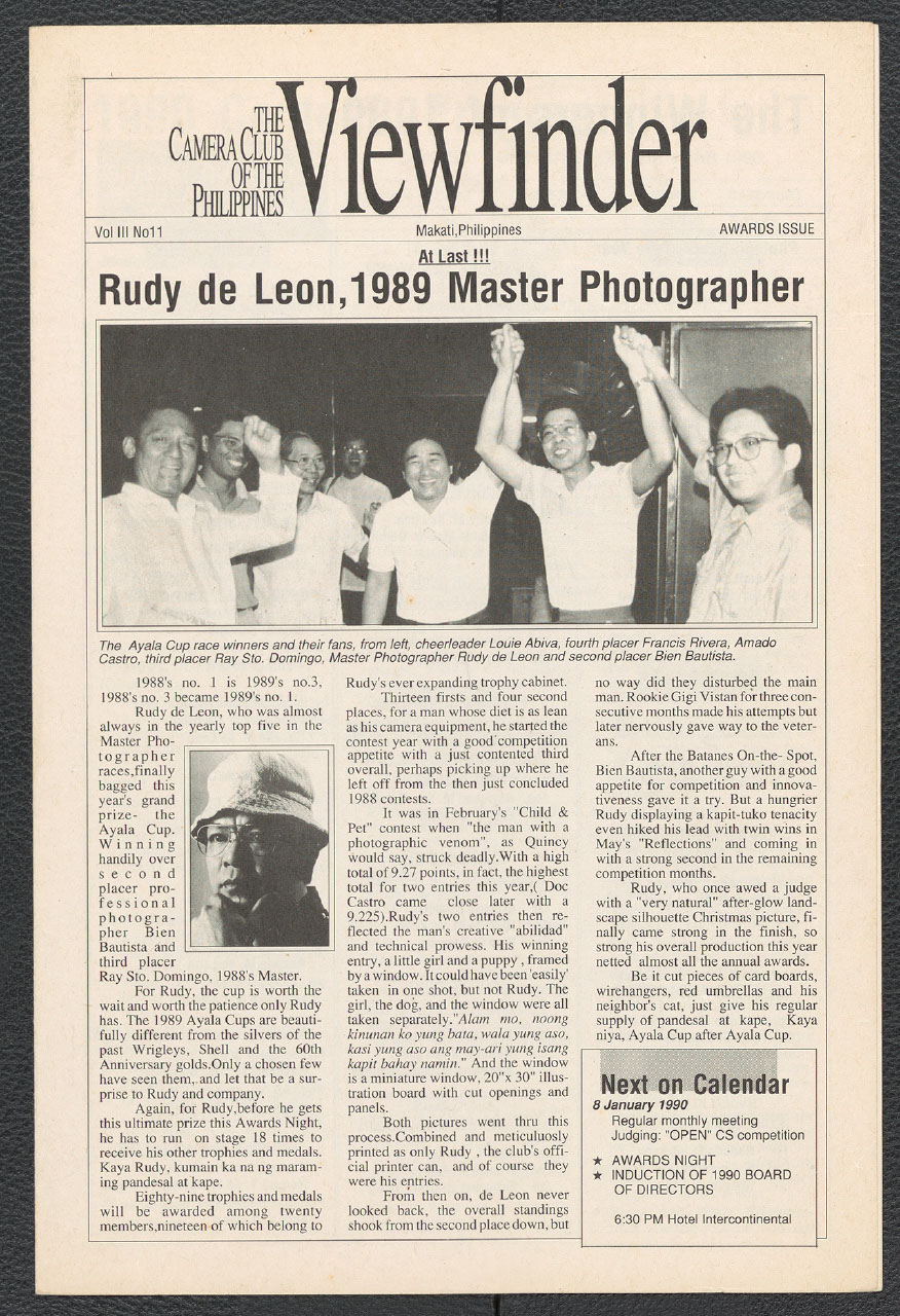 Viewfinder vol. 3 no 11 (Awards Issue)