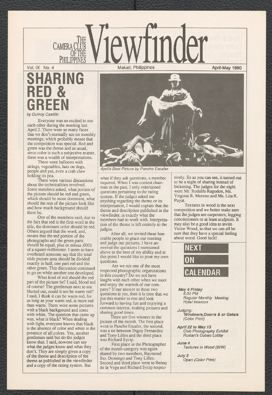 Viewfinder vol. 9 no. 4 (April-May 1990)