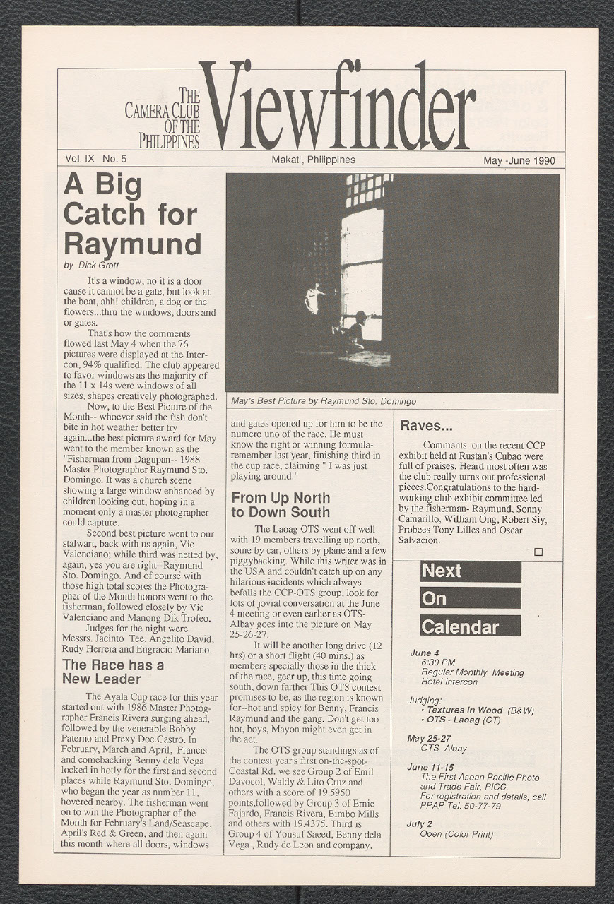 Viewfinder vol. 9 no. 5 (May-June 1990)