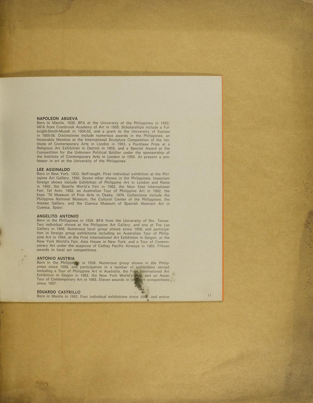 Philippine Contemporary Art Exhibition Catalogue (page 11 of 16)
