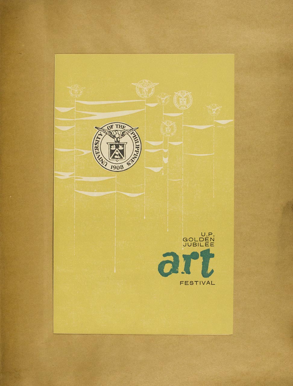 U.P. Golden Jubilee Art Festival Exhibition Catalogue (page 1 of 7)