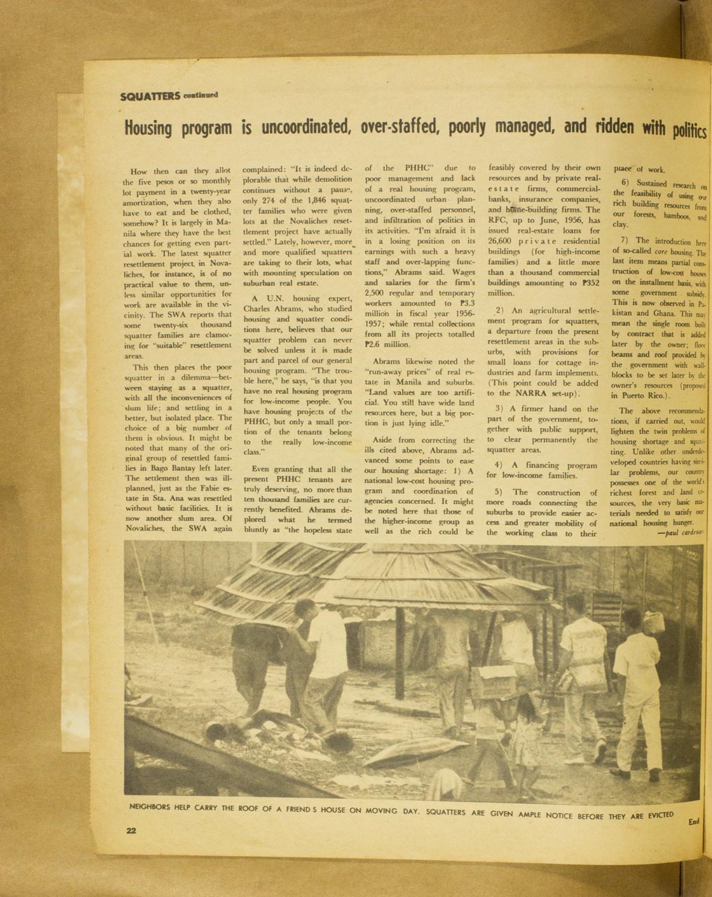 Housing program is uncoordinated, over-staffed, poorly managed, and ridden with politics (page 2 of 2)
