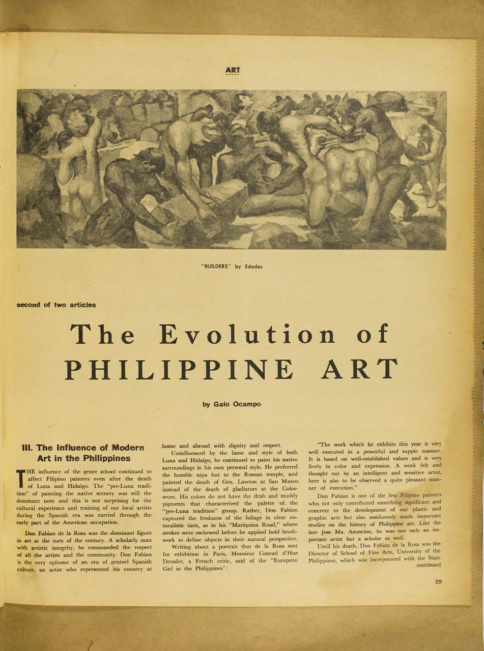 The Evolution of Philippine Art (page 1 of 8)