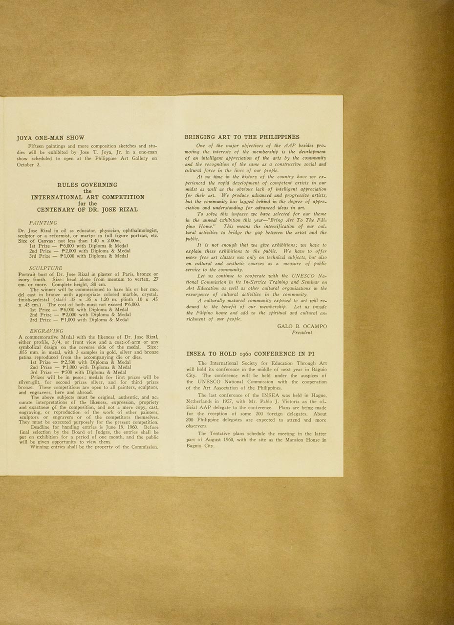 AAP Bulletin: News and Notices of the Art Association of the Philippines (page 3 of 3)