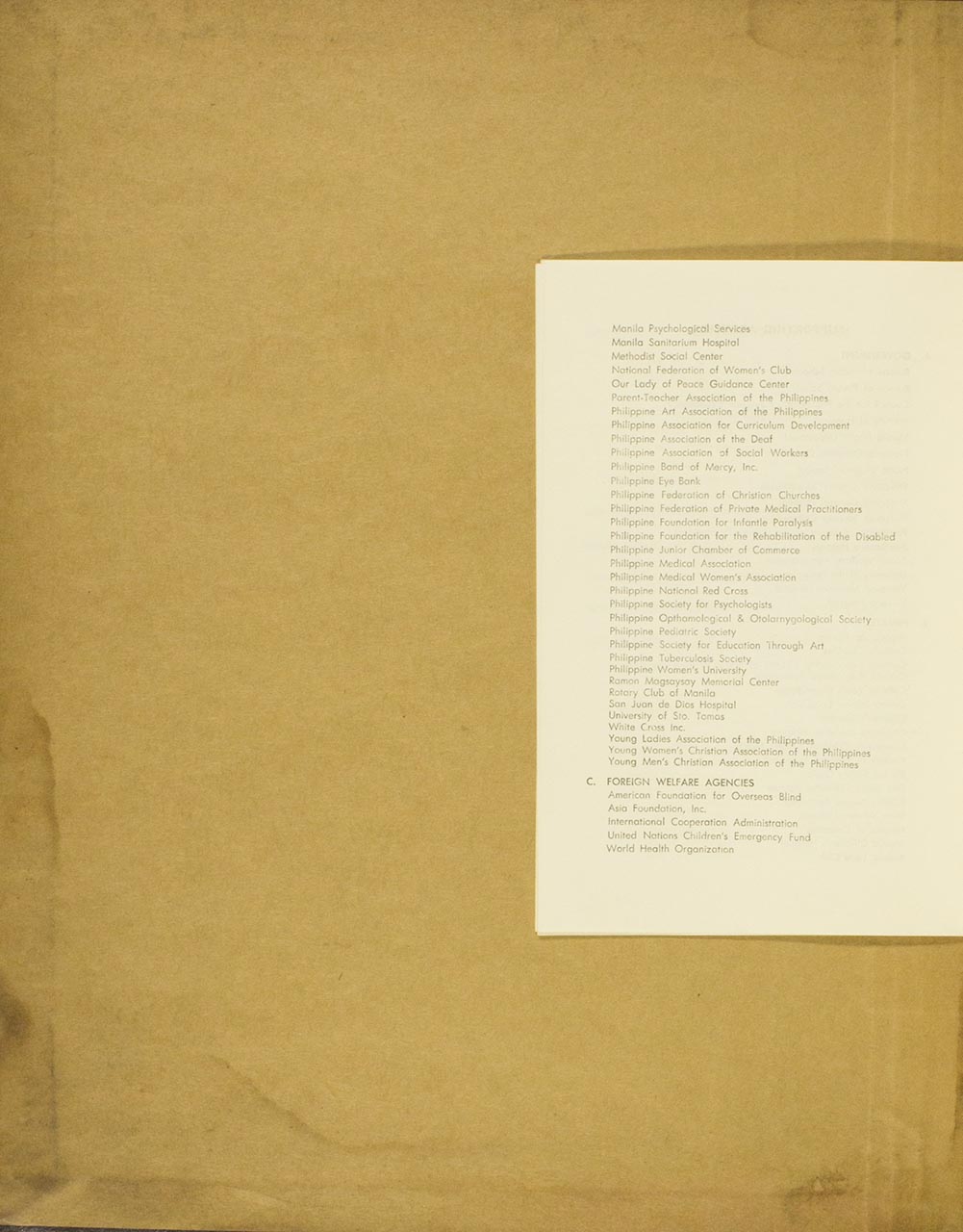 First Philippine Symposium & Art Exhibit for Handicapped Children (Exhibition Catalogue) (page 12 of 15)