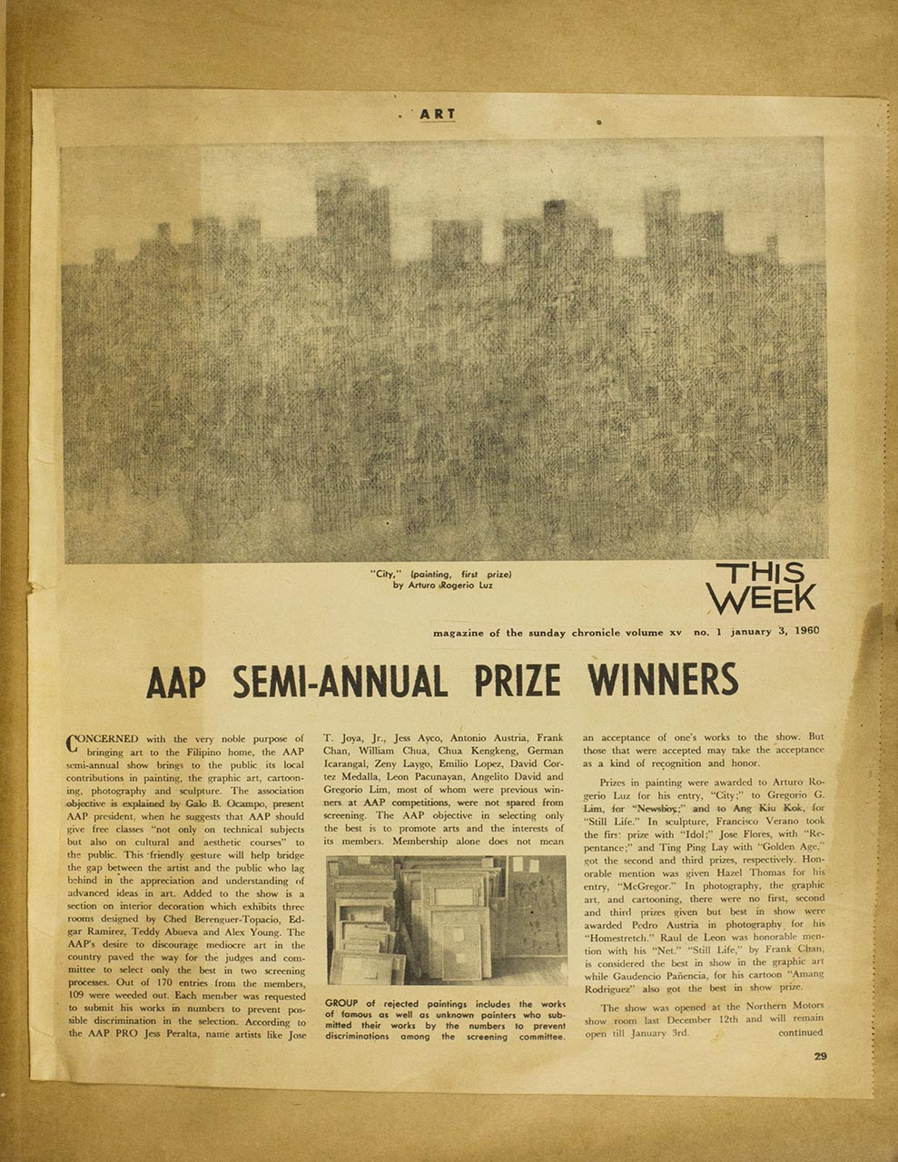 AAP Semi-Annual Prize Winners