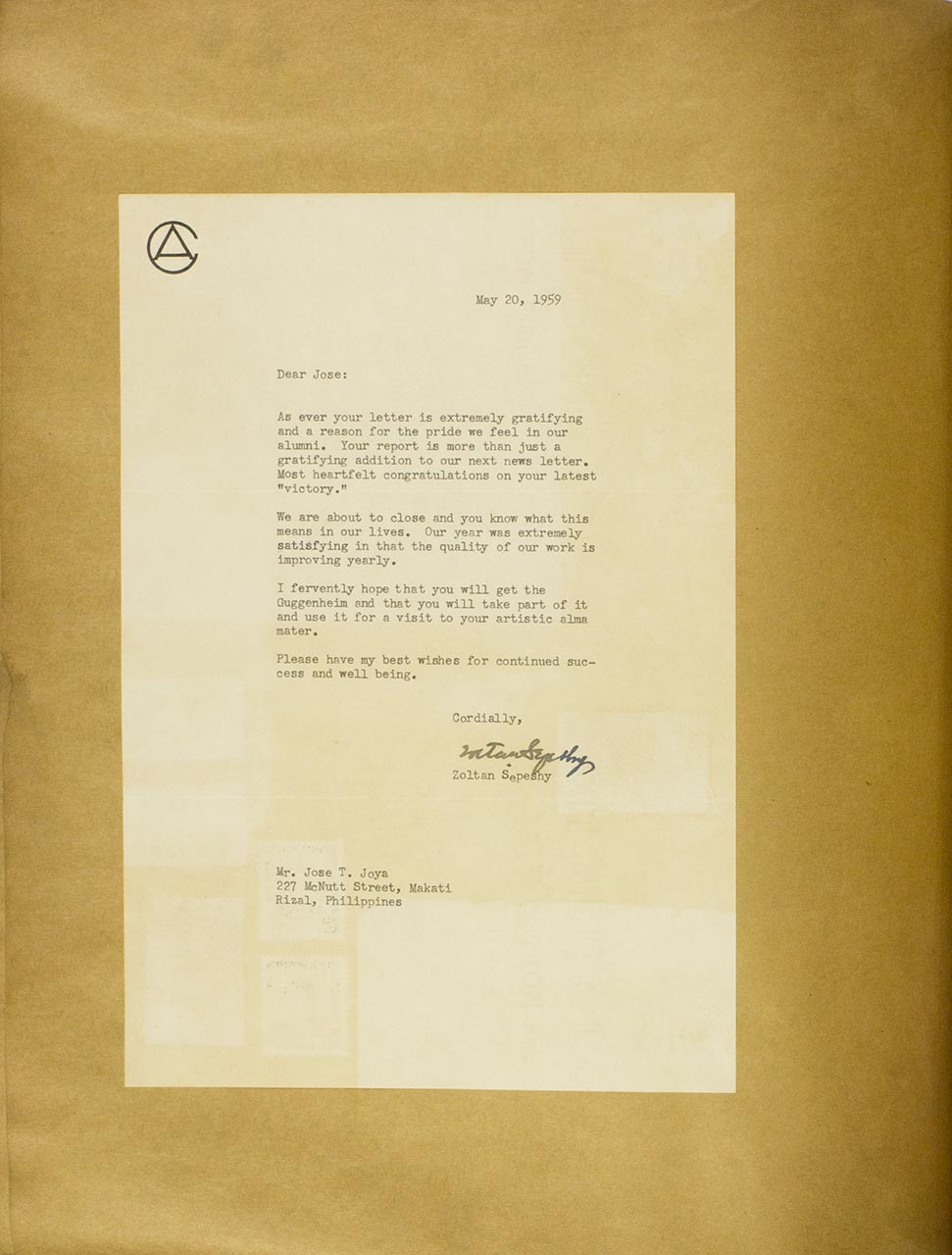 A personal letter to Joya