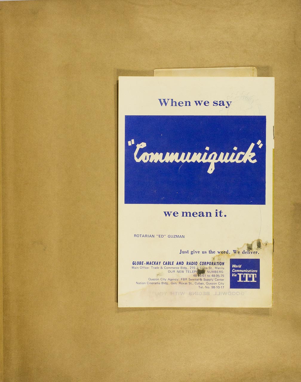 The Cubao Crossroads : Official Bulletin of the Rotary Club of Cubao (page 7 of 7)
