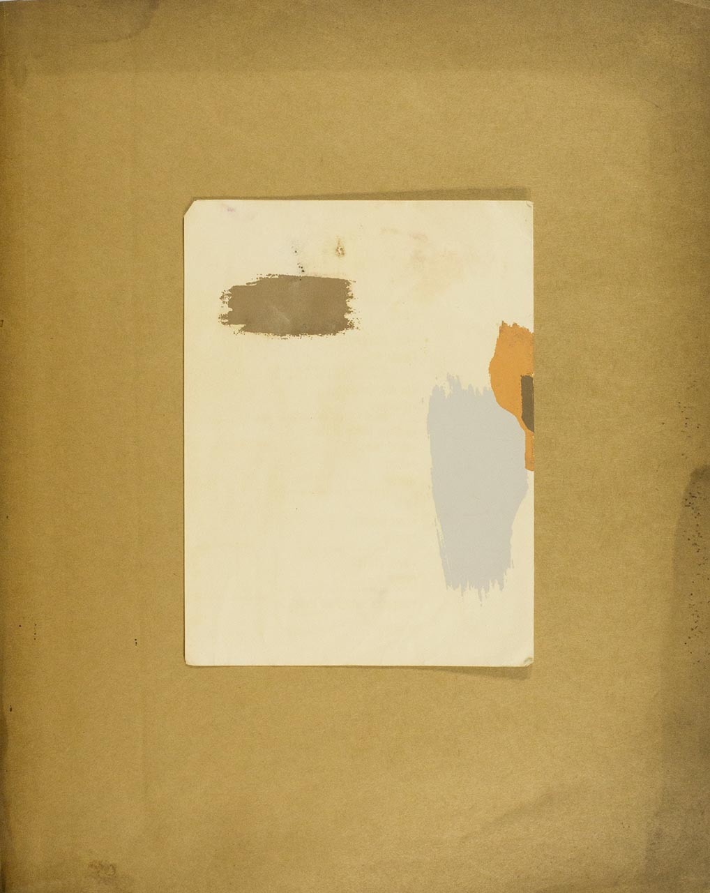 An Envelope addressed to Nena Saguil then to Jose Joya; Joya: Recent Painting (Exhibition Catalogue Invitation cum Christmas Card); A Personal Letter to Nena (page 4 of 9)