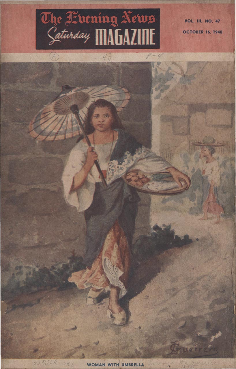 Woman with Umbrella by Lorenzo Ma. Guerrero