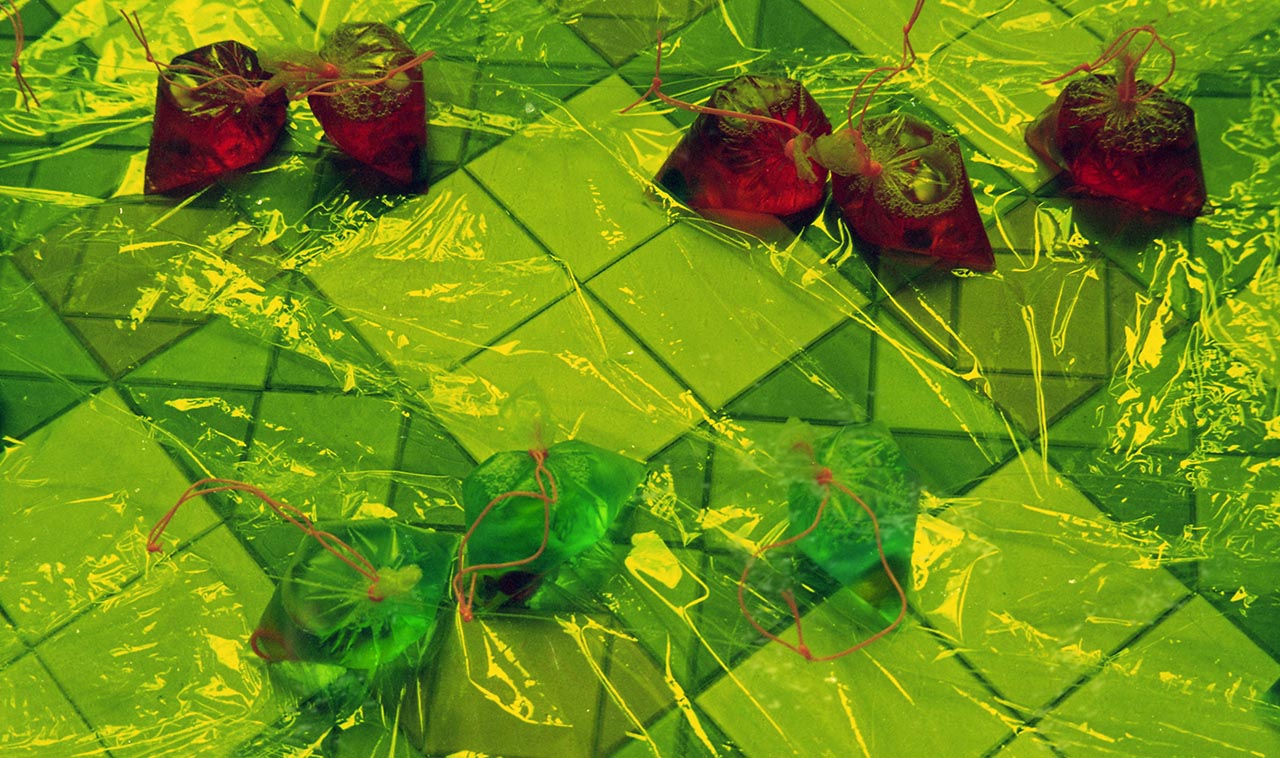 Photographic documentation of "Let's Chat" by Amanda Heng at the Singapore Art Museum in 2000 (Exhibition Preparation)