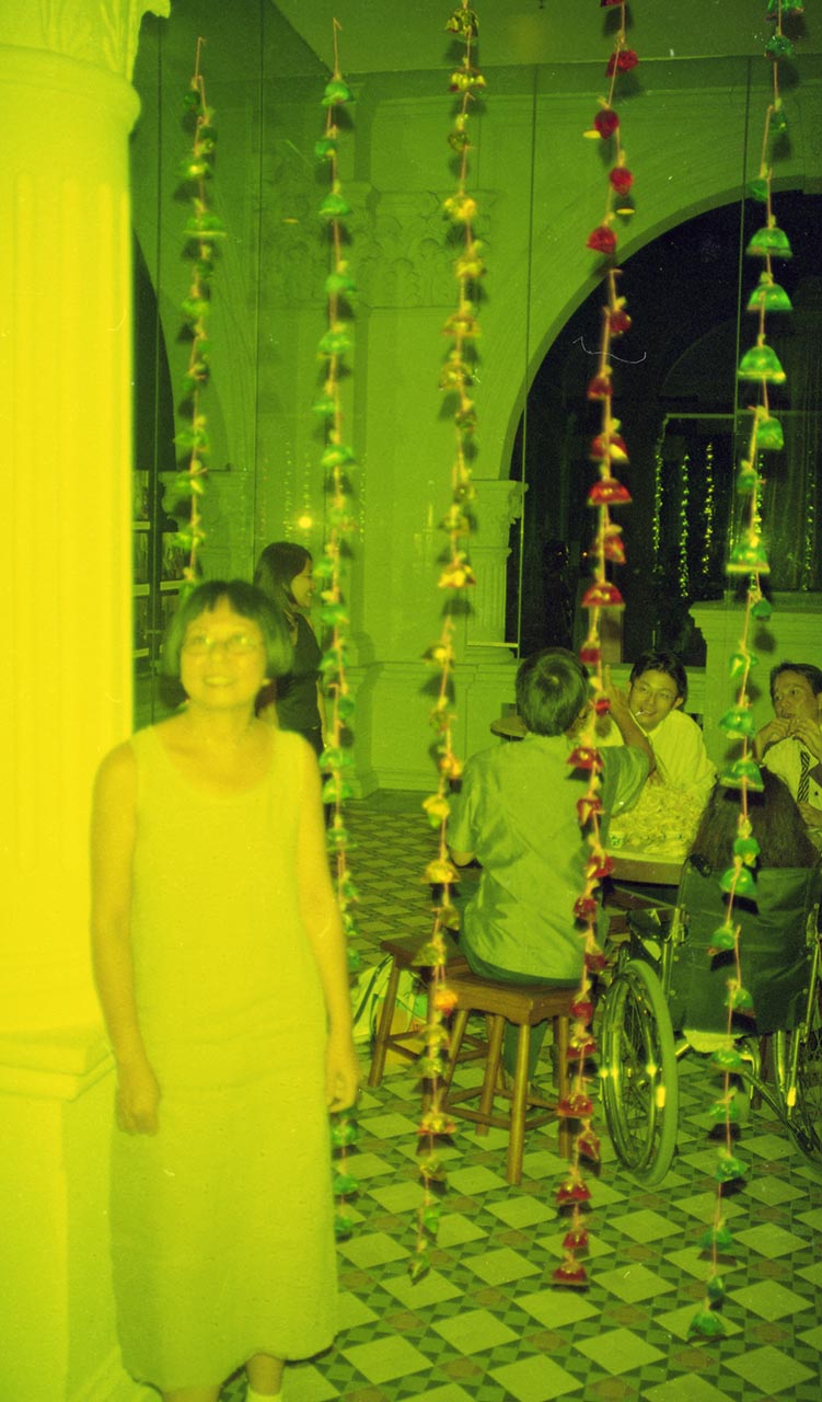 Photographic documentation of "Let's Chat" by Amanda Heng at the Singapore Art Museum in 2000