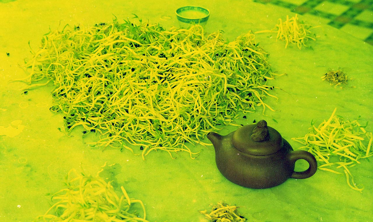 Photographic documentation of "Let's Chat" by Amanda Heng at the Singapore Art Museum in 2000