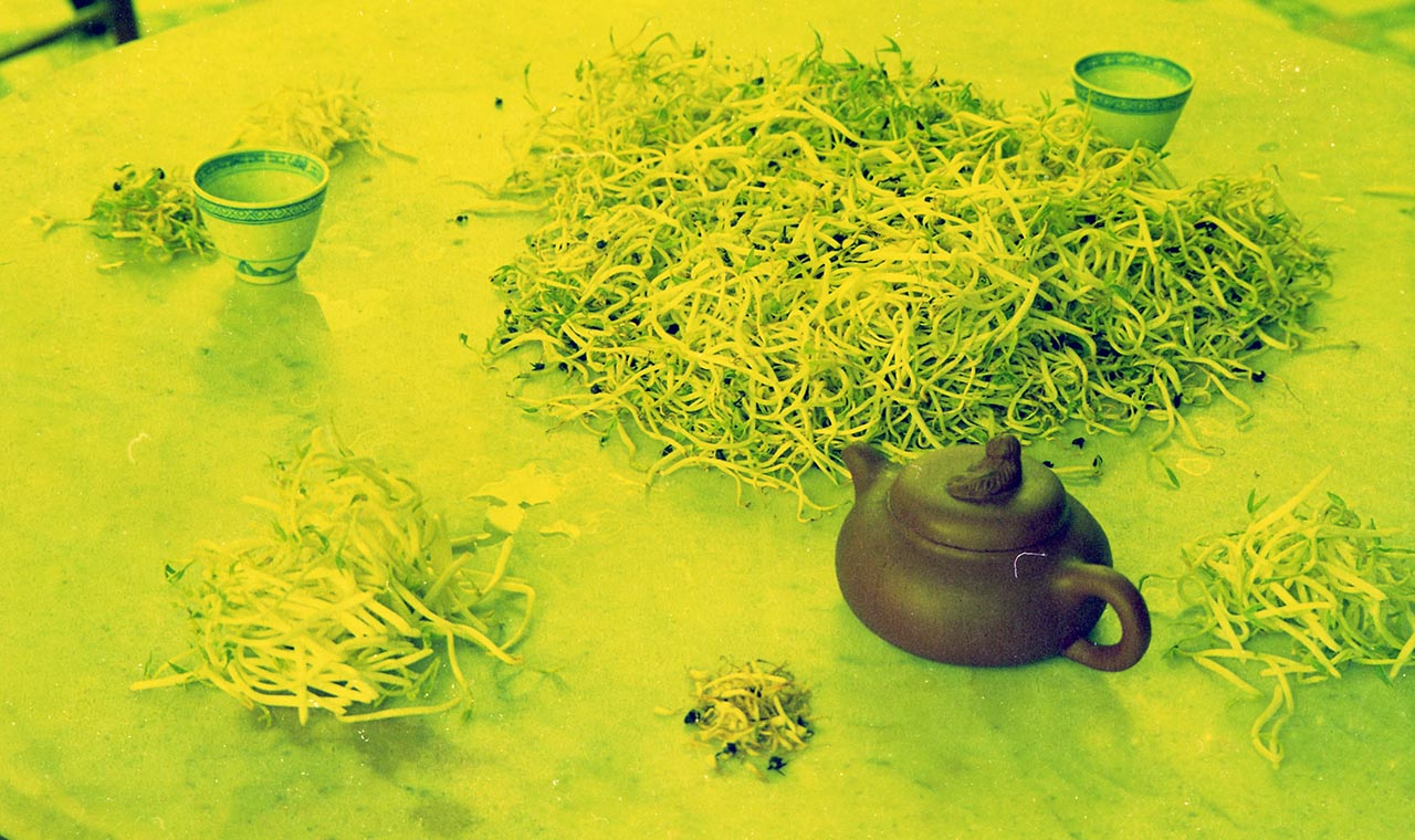 Photographic documentation of "Let's Chat" by Amanda Heng at the Singapore Art Museum in 2000