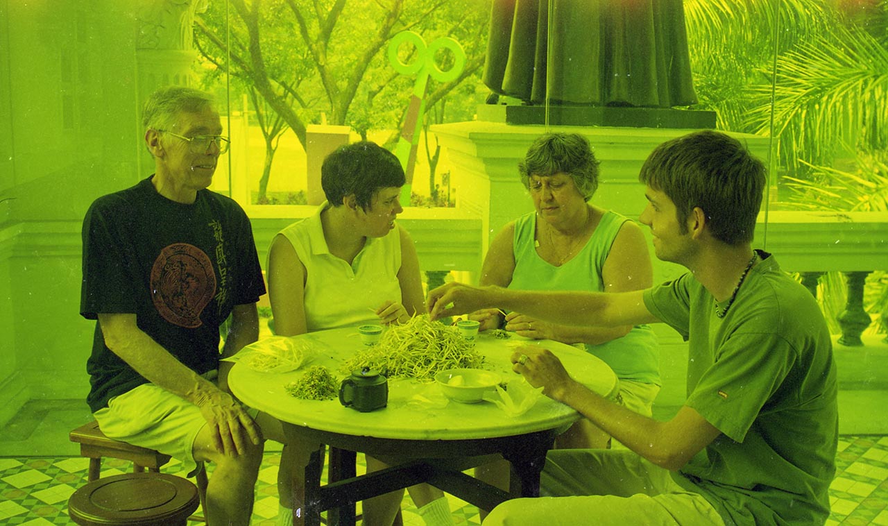Photographic documentation of "Let's Chat" by Amanda Heng at the Singapore Art Museum in 2000