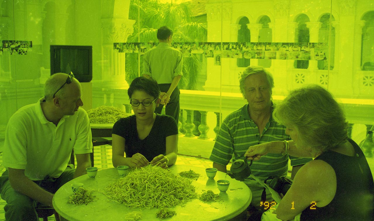 Photographic documentation of "Let's Chat" by Amanda Heng at the Singapore Art Museum in 2000