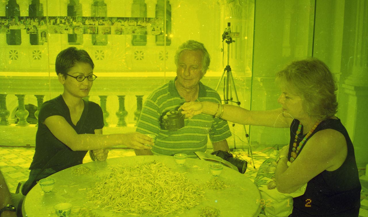 Photographic documentation of "Let's Chat" by Amanda Heng at the Singapore Art Museum in 2000