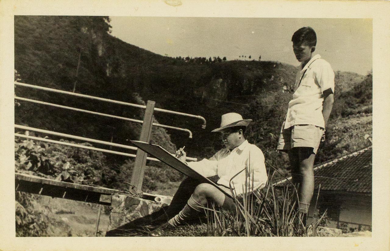 Chen Wen-Hsi plein air in East Java